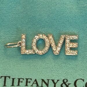 RARE Tiffany & Co.Platinum & Diamonds Charm